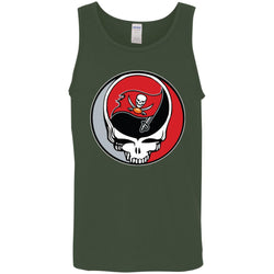 Tampa Bay Buccaneers Grateful Dead Steal Your Face Football Nfl Shirts Men Cotton Tank