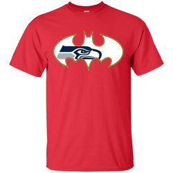 We Are The Seattle Seahawks Batman Nfl Mashup Men Cotton T-Shirt