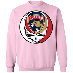 Florida Panthers Grateful Dead Steal Your Face Hockey Nhl Shirts Crewneck Pullover Sweatshirt Crewneck Pullover Sweatshirt - parenttees