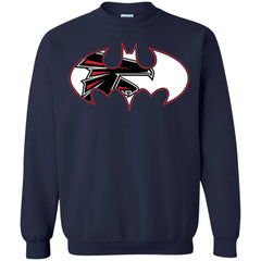 We Are The Atlanta Falcons Batman Nfl Mashup Crewneck Pullover Sweatshirt Crewneck Pullover Sweatshirt - parenttees