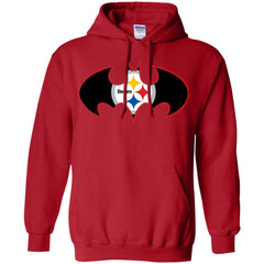 We Are The Pittsburgh Steelers Batman Nfl Mashup Pullover Hoodie Sweatshirt Pullover Hoodie Sweatshirt - parenttees