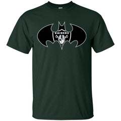 We Are The Oakland Raiders Batman Nfl Mashup Men Cotton T-Shirt Men Cotton T-Shirt - parenttees