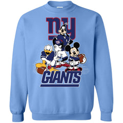 Mickey Mouse New York Giants American Football Nfl Sports Shirt Crewneck Pullover Sweatshirt Crewneck Pullover Sweatshirt - parenttees