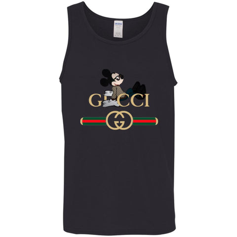 Gucci Mickey T-shirt Men Cotton Tank Black / X-Small Men Cotton Tank - parenttees