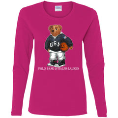 Polo Bear Ralph Lauren Shirt Women Long Sleeve Shirt Women Long Sleeve Shirt - parenttees