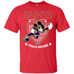 Nfl – New Orleans Saints Totally Awesome Mickey Mouse Super Bowl 2019 Football Men Cotton T-Shirt Men Cotton T-Shirt - parenttees