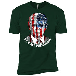 Donald Trump American Flag T-shirt Men Short Sleeve T-Shirt