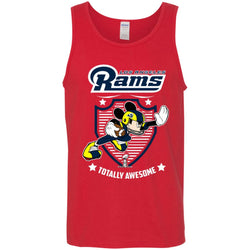 Nfl – Los Angeles Rams Totally Awesome Mickey Mouse Super Bowl 2019 Football Men Cotton Tank