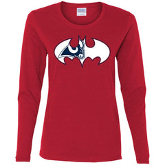 We Are The Los Angeles Rams Batman Nfl Mashup Women Long Sleeve Shirt Women Long Sleeve Shirt - parenttees