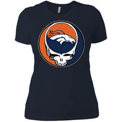 Denver Broncos Grateful Dead Steal Your Face Football Nfl Shirts Women Cotton T-Shirt Women Cotton T-Shirt - parenttees