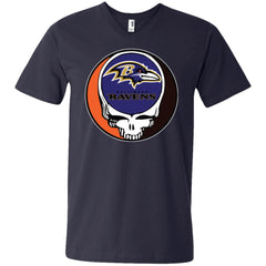 Baltimore Ravens Grateful Dead Steal Your Face Football Nfl Shirts Men V-Neck T-Shirt Men V-Neck T-Shirt - parenttees