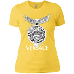 Versace Supervip Logo T-shirt Women Cotton T-Shirt Women Cotton T-Shirt - parenttees