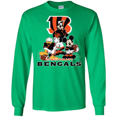 Mickey Mouse Cincinnati Bengals American Football Nfl Sports Shirt Men Long Sleeve Shirt Men Long Sleeve Shirt - parenttees