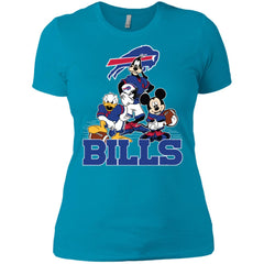 Mickey Mouse Buffalo Bills American Football Nfl Sports Shirt Women Cotton T-Shirt Women Cotton T-Shirt - parenttees