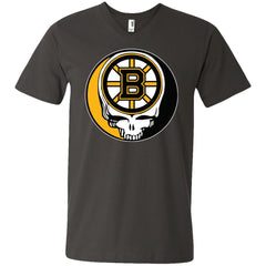 Boston Bruins Grateful Dead Steal Your Face Hockey Nhl Shirts Men V-Neck T-Shirt Men V-Neck T-Shirt - parenttees