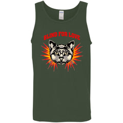 Gucci 2018 Cat Blind For You T-shirt Men Cotton Tank Men Cotton Tank - parenttees