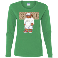 Best Life Gucci Bear T-shirt Women Long Sleeve Shirt Women Long Sleeve Shirt - parenttees