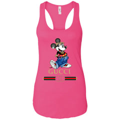 Gucci T-shirt Mouse Mickey Cartoon T-shirt Women Tank Top Women Tank Top - parenttees