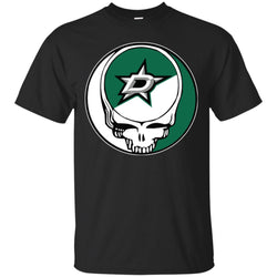 Dallas Stars Grateful Dead Steal Your Face Hockey Nhl Shirts Men Cotton T-Shirt