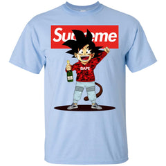 Supreme Songoku T-shirt Men Cotton T-Shirt Men Cotton T-Shirt - parenttees