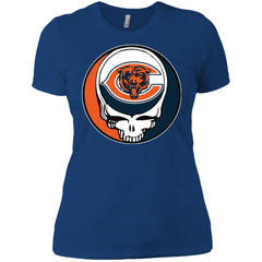 Chicago Bears Grateful Dead Steal Your Face Football Nfl Shirts Women Cotton T-Shirt Women Cotton T-Shirt - parenttees