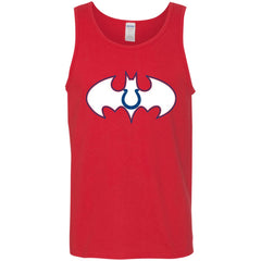 We Are The Indianapolis Colts Batman Nfl Mashup Men Cotton Tank Men Cotton Tank - parenttees