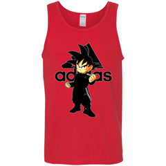 Goku Adidas Black T-shirt Men Cotton Tank Men Cotton Tank - parenttees