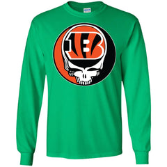 Cincinnati Bengals Grateful Dead Steal Your Face Football Nfl Shirts Men Long Sleeve Shirt Men Long Sleeve Shirt - parenttees