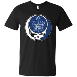 Toronto Maple Leafs Grateful Dead Steal Your Face Hockey Nhl Shirts Men V-Neck T-Shirt