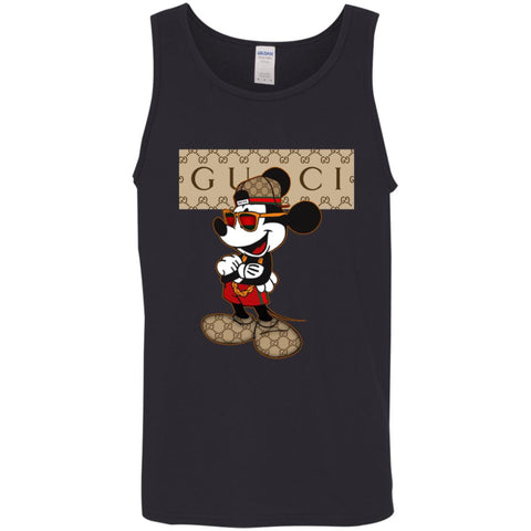 Gucci Mickey T-shirt So Baby Shirt Men Cotton Tank Black / X-Small Men Cotton Tank - parenttees