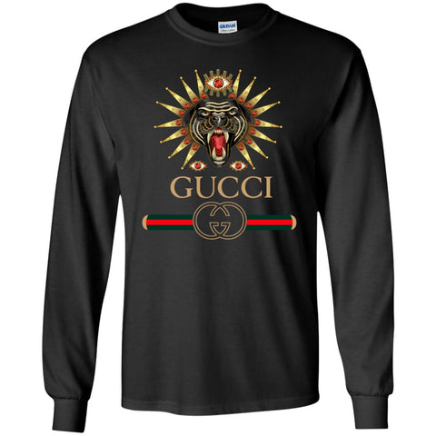 Gucci Tiger Best T-shirt Men Long Sleeve Shirt Black / S Men Long Sleeve Shirt - parenttees