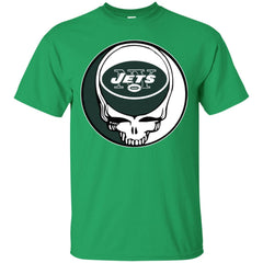 New York Jets Grateful Dead Steal Your Face Football Nfl Shirts Men Cotton T-Shirt Men Cotton T-Shirt - parenttees