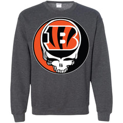 Cincinnati Bengals Grateful Dead Steal Your Face Football Nfl Shirts Crewneck Pullover Sweatshirt Crewneck Pullover Sweatshirt - parenttees