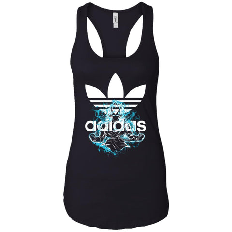 Adidas Goku Dragon Ball Super Saiyan T-shirt Women Tank Top Black / X-Small Women Tank Top - parenttees