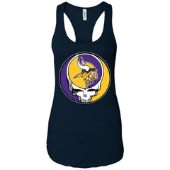 Minnesota Vikings Grateful Dead Steal Your Face Football Nfl Shirts Women Tank Top Women Tank Top - parenttees