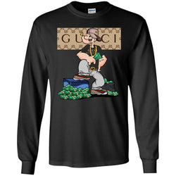 Gucci Cartoon T-shirt Men Long Sleeve Shirt