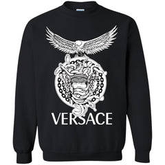 Versace Supervip Logo T-shirt Crewneck Pullover Sweatshirt Crewneck Pullover Sweatshirt - parenttees