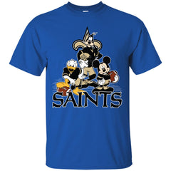 Mickey Mouse New Orleans Saints American Football Nfl Sports Shirt Men Cotton T-Shirt Men Cotton T-Shirt - parenttees