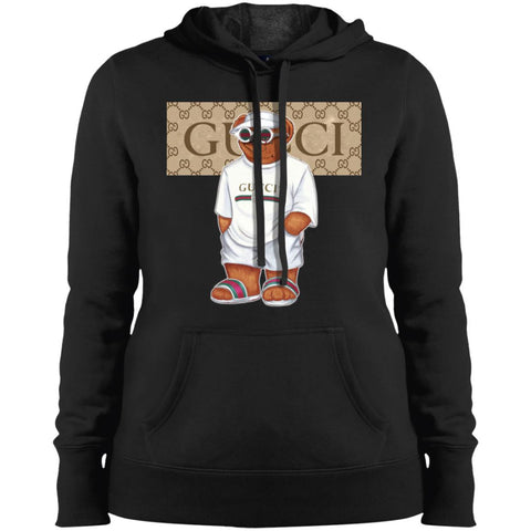 Best Life Gucci Bear T-shirt Women Hooded Sweatshirt Black / X-Small Women Hooded Sweatshirt - parenttees