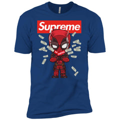 Supreme Deadpool Funny T-shirt Men Short Sleeve T-Shirt Men Short Sleeve T-Shirt - parenttees