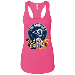 Nfl – Los Angeles Rams Super Bowl 2019 Mickey Mouse Minnie Mouse Donald Duck Daisy Duck Football Women Tank Top Women Tank Top - parenttees