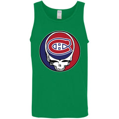 Montreal Canadiens Grateful Dead Steal Your Face Hockey Nhl Shirts Men Cotton Tank Men Cotton Tank - parenttees