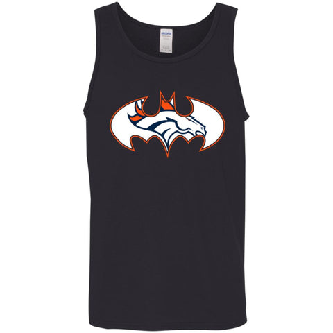 We Are The Denver Broncos Batman Nfl Mashup Men Cotton Tank Black / X-Small Men Cotton Tank - parenttees