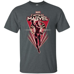 Marvel Captain Marvel Retro Style Flight Men Cotton T-Shirt Men Cotton T-Shirt - parenttees