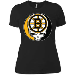 Boston Bruins Grateful Dead Steal Your Face Hockey Nhl Shirts Women Cotton T-Shirt