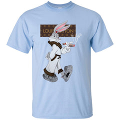 Louis Vuitton Rabbit Smoking Shirt Men Cotton T-Shirt Men Cotton T-Shirt - parenttees