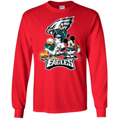 Mickey Mouse Philadelphia Eagle American Football Nfl Sports Shirt Men Long Sleeve Shirt Men Long Sleeve Shirt - parenttees