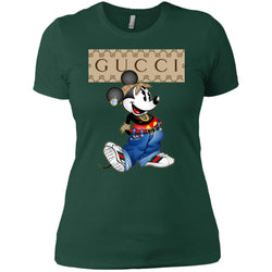 Gucci Mickey Mouse Trending T-Shirt Women Cotton T-Shirt