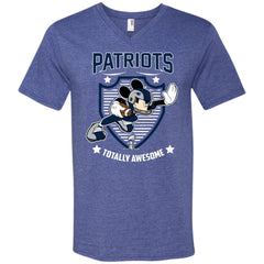 Nfl – New England Patriots Totally Awesome Mickey Mouse Super Bowl 2019 Football Men V-Neck T-Shirt Men V-Neck T-Shirt - parenttees