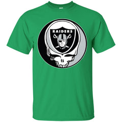 Oakland Raiders Grateful Dead Steal Your Face Football Nfl Shirts Men Cotton T-Shirt Men Cotton T-Shirt - parenttees